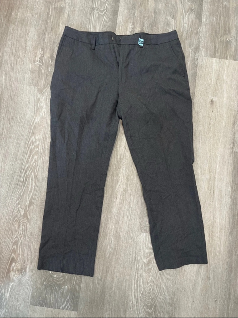 Kenneth Cole Reaction Men's Charcoal Dress Pants